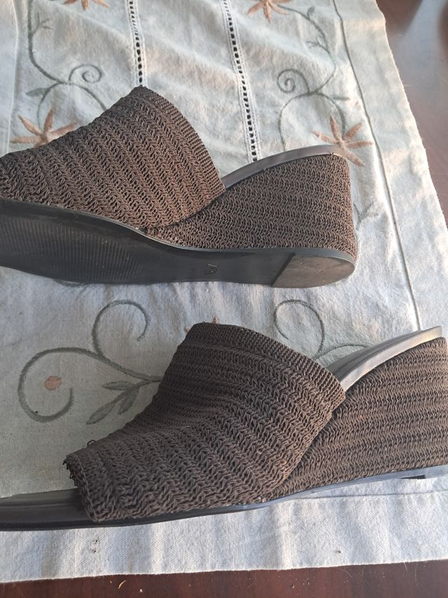 Sandalias Zara Marrón - Talla 40