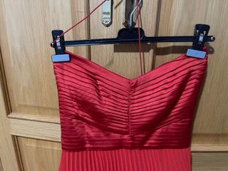 Vestido fiesta rojo Roberto Merino T38