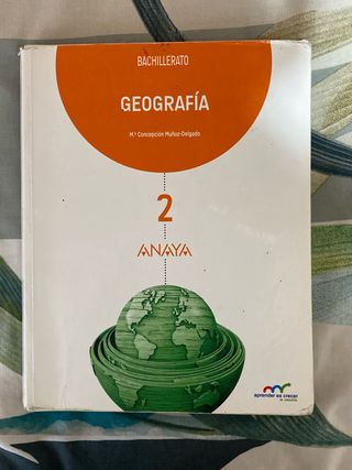 Libro de Geografía 2 Bachillerato