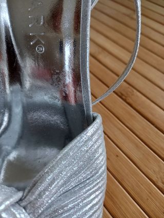 Sandalo argento donna, nuovo