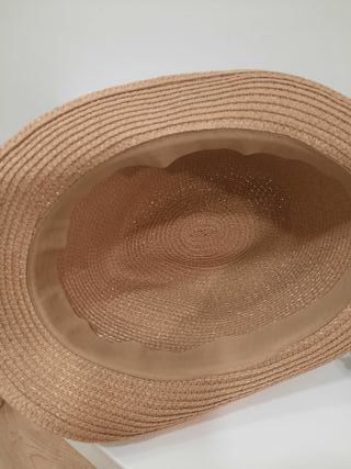 Sombrero rafia unisex beige