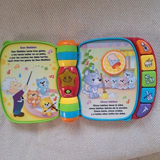 Libro musical para bebés. Canciones y colores