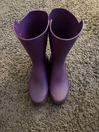 Botas lluvia Solognac - Moradas 37/38