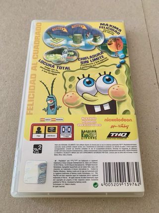 pack juegos PSP: Bob Esponja 
