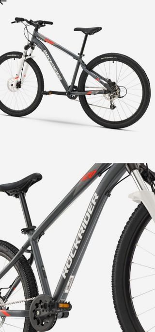 Bicicleta Rockrider Gris - 2 usos