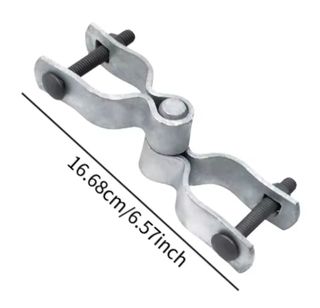 2 Bisagras para cerca metálica