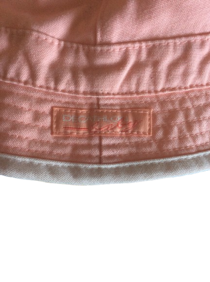 Gorro bebé reversible rosa