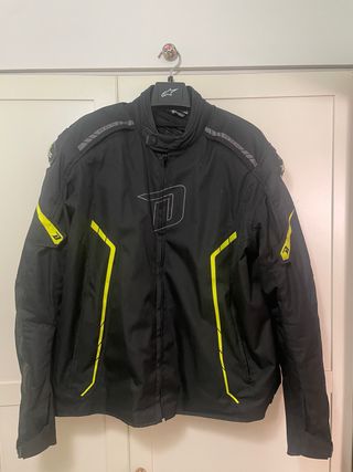 Chaqueta moto D-Gend Tech negra/fluor