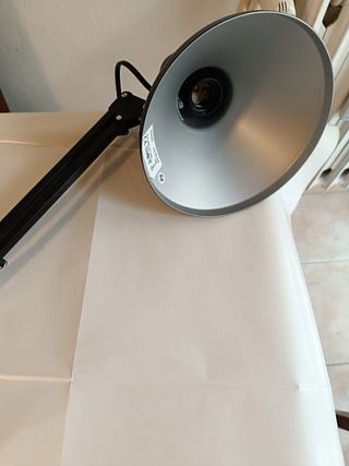 Lampada con braccio orientabile