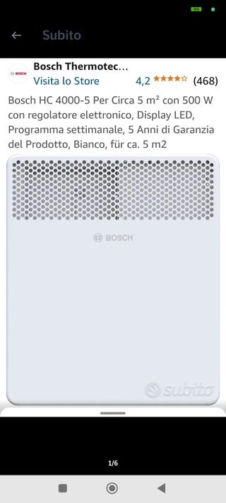 Bosch HC4000-5 - Stufa 500W