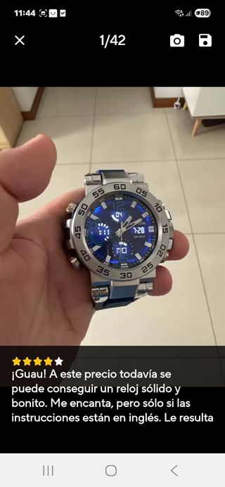 Reloj WE COOL deportivo azul