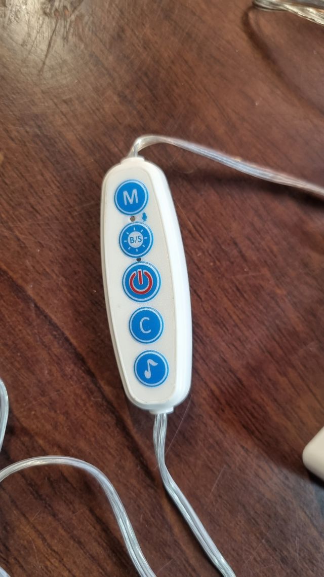 Letra M LED blanca - Decoración