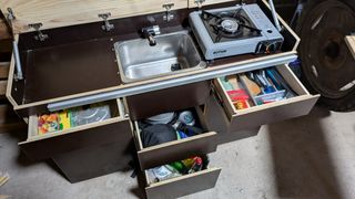 Cocina camper furgoneta - mueble