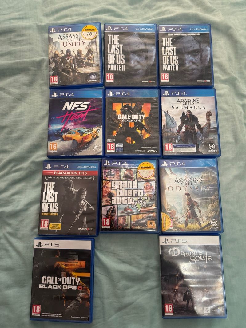 Imagen de PS4/PS5 Juegos - 10 Títulos