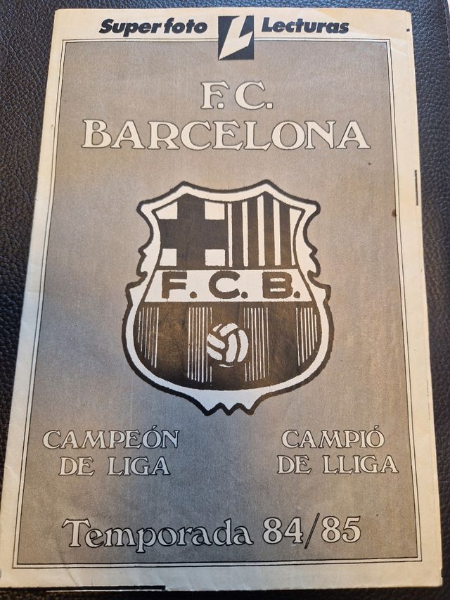 Poster FC Barcelona Liga 84-85