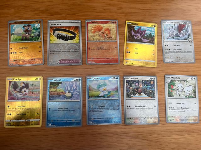 Cartas Pokémon Inglesas Novas