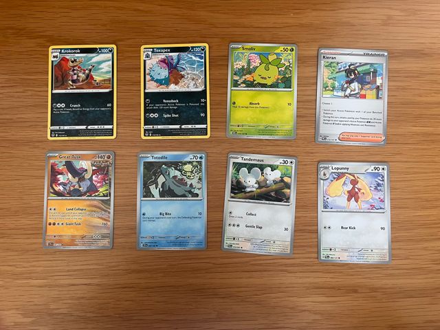 Cartas Pokémon Inglesas Novas