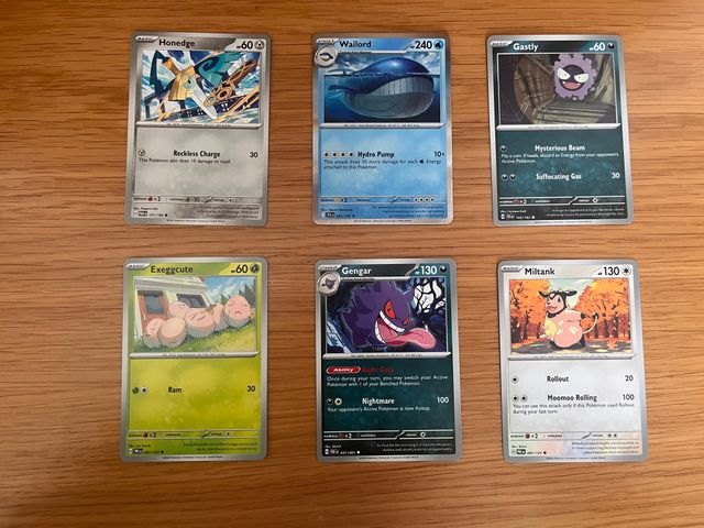 Cartas Pokémon Inglesas Novas