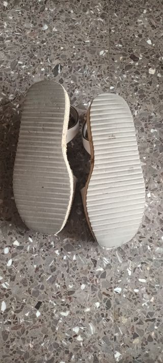 Avarcas blancas menorquinas mujer talla 37