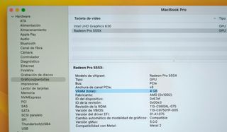 PORTÁTIL MACBOOK PRO 15 A1990 i7/32GB/256GB #24