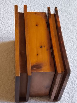 ANTIGIA CAJA DE MADERA CON COMPARTIMIENTO SECRETO 