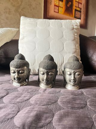 Set da tre elementi decorativi Buddha