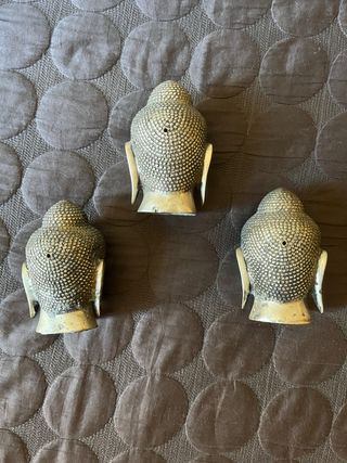 Set da tre elementi decorativi Buddha