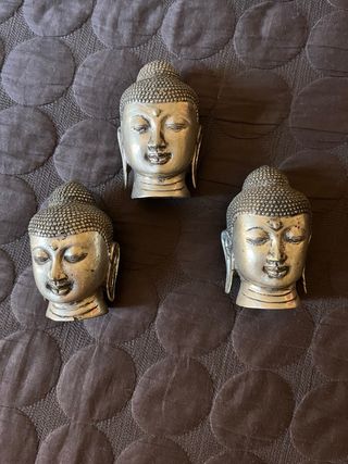 Set da tre elementi decorativi Buddha