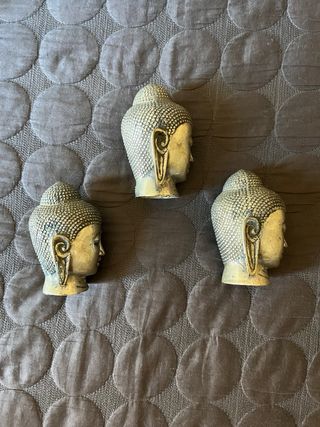 Set da tre elementi decorativi Buddha