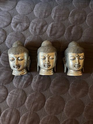 Set da tre elementi decorativi Buddha