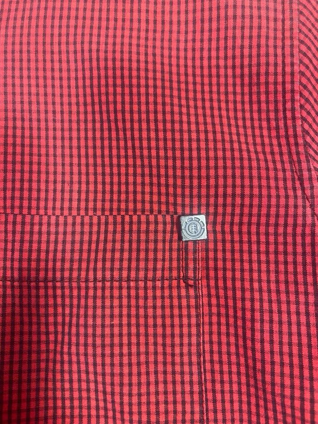 Camisa Element cuadros roja talla M