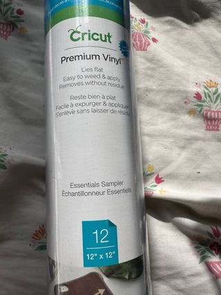 Vinilo Cricut removible (12 hojas)