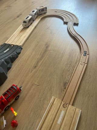 Pista tren madera Playtive