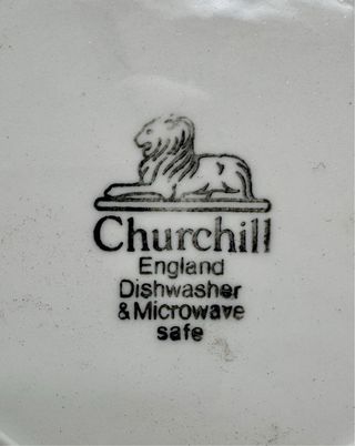 Juego platos Churchill Inglaterra