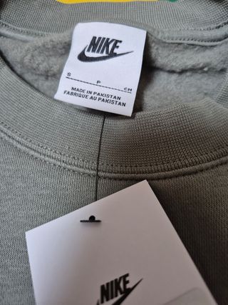 Sudadera Nike verde oversize