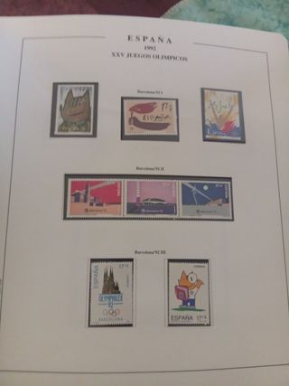 Sellos España 1992: Juegos Olímpicos & Colón