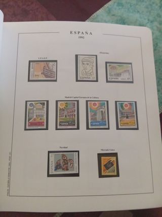 Sellos España 1992: Juegos Olímpicos & Colón