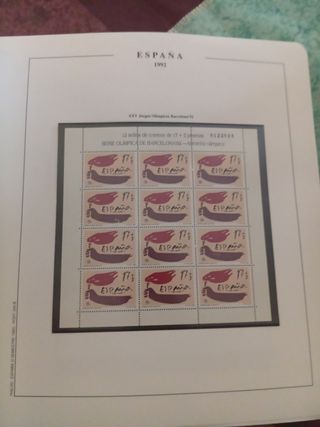Sellos España 1992: Juegos Olímpicos & Colón
