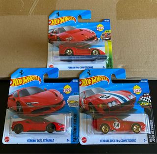 Hot Wheels Ferrari 2025 (3 coches)