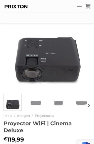 Proyector WiFi PRIXTON Cinema