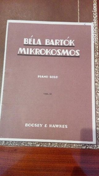PARTITURAS BELA BARTOK. MIKROKOSMOS.PIANO