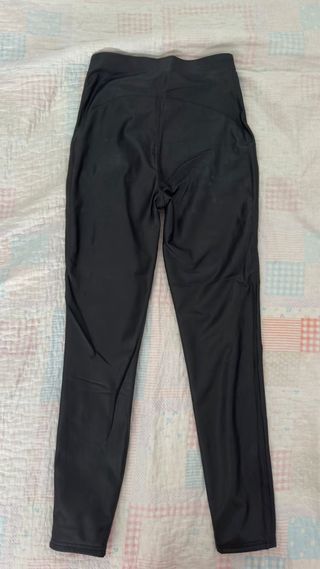 Pantalones cuero negros - Talla M