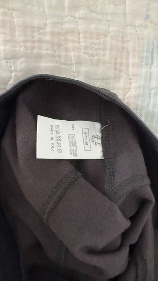 Pantalones cuero negros - Talla M