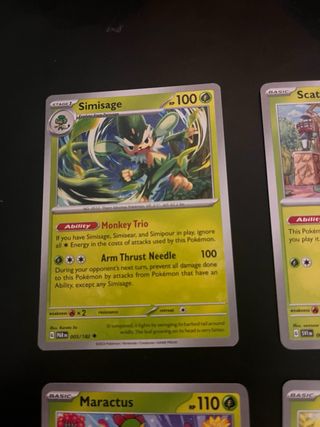Cartas Pokémon - Grass