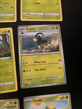 Cartas Pokémon - Grass