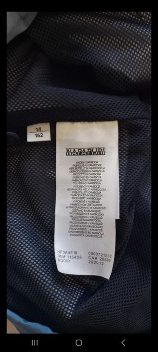 Giacca Napapijri 14 anni