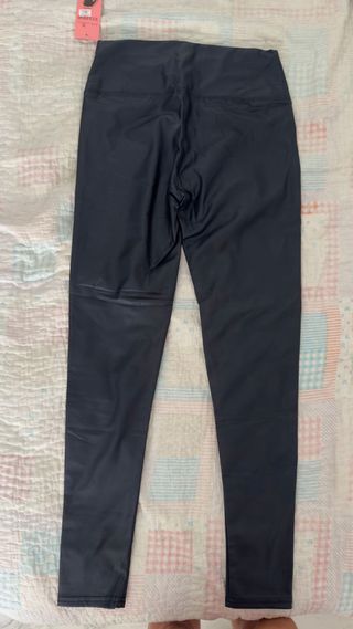 Pantalones cuero azul marino - Talla M - NUEVOS