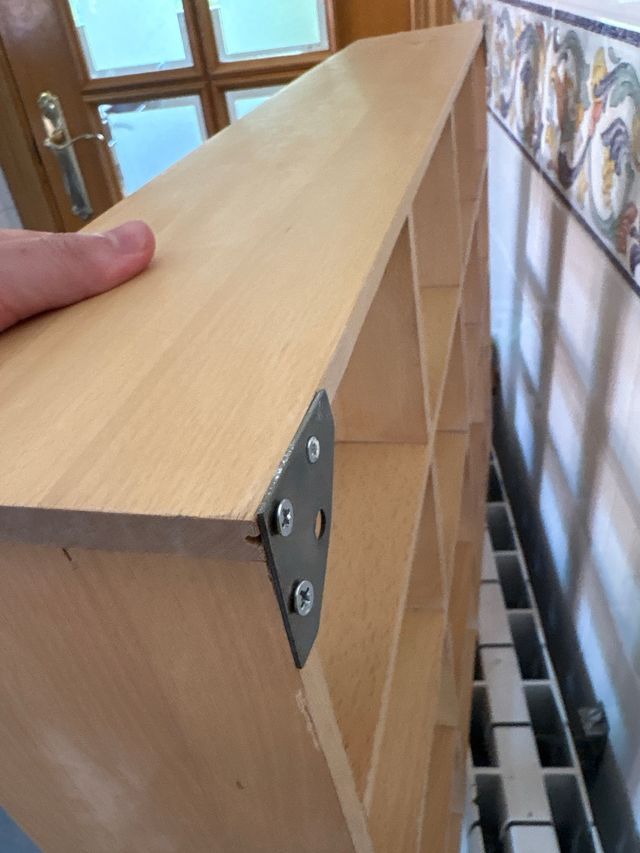 Estantería madera - 16 cubos