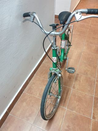 Bicicleta Torrot vintage verde niños
