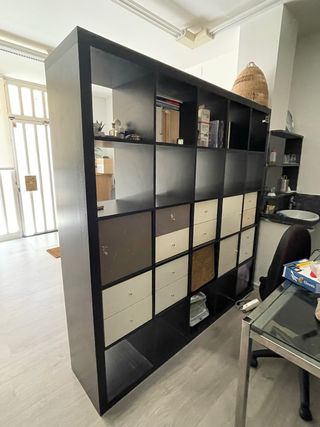 Estantería IKEA KALLAX separador 25 cubos